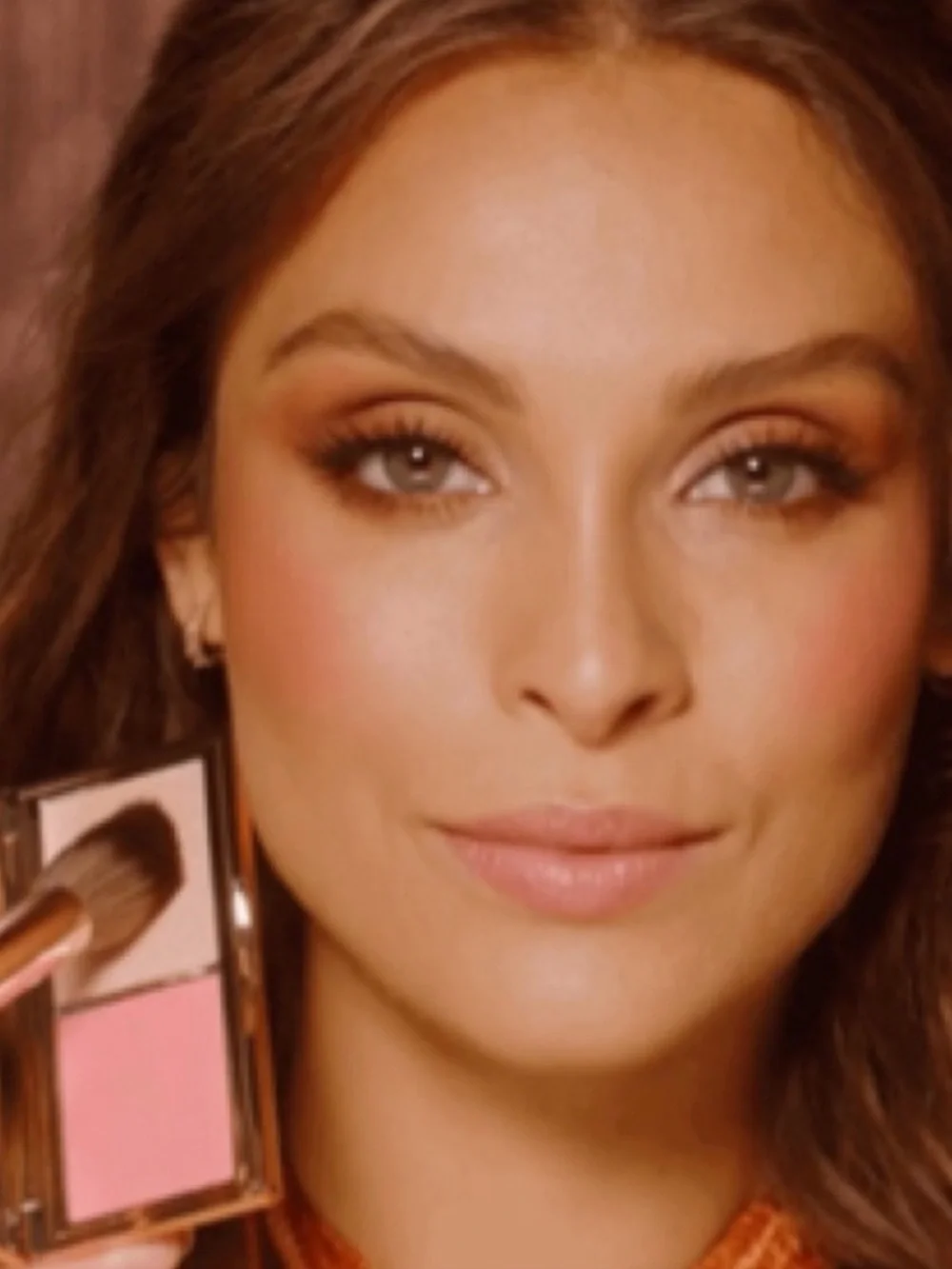 CHARLOTTE TILBURY MINI HOLLYWOOD BLUSH & GLOW PALETTE;—FAIR-MEDIUM